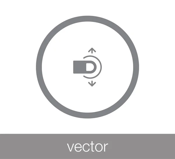 Toca el icono del gesto . — Vector de stock