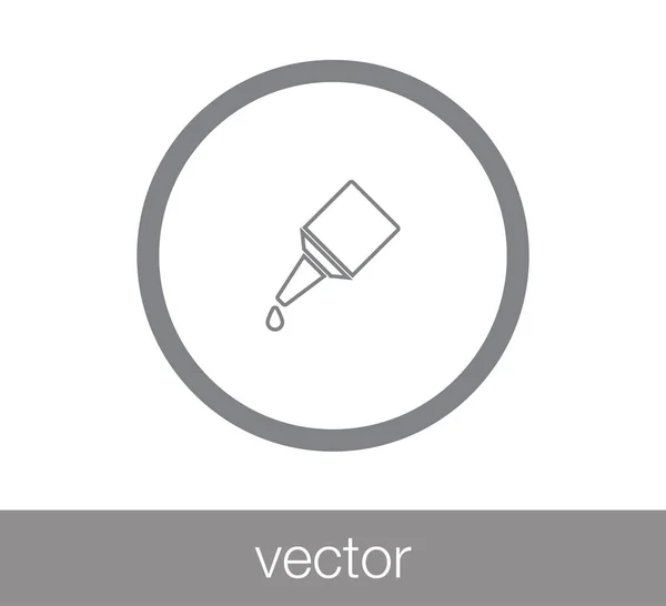 Marker flat icon — Stock Vector
