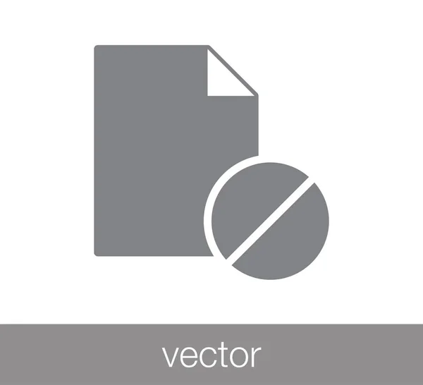 Web-Symbol dokumentieren. — Stockvektor
