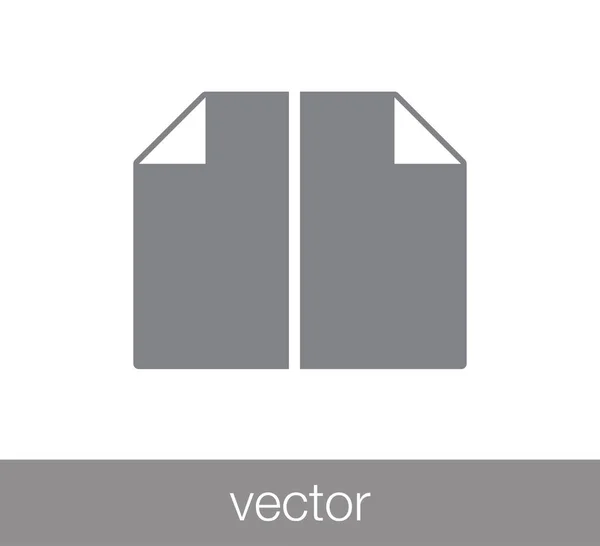 Dokument- webikon . – Stock-vektor
