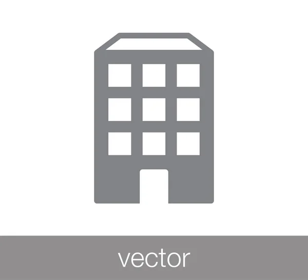 Budování web ikony. — Stockový vektor