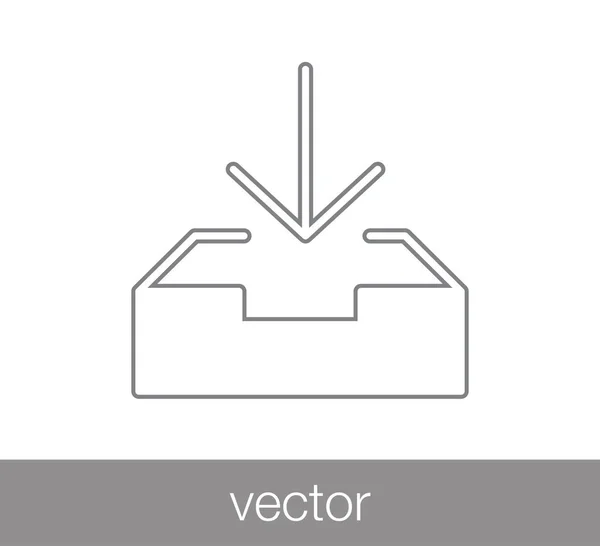 Stáhnout jednoduché ikony — Stockový vektor
