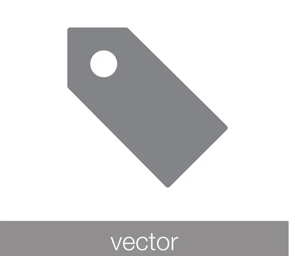 Icono de marcador. Etiqueta icono . — Vector de stock