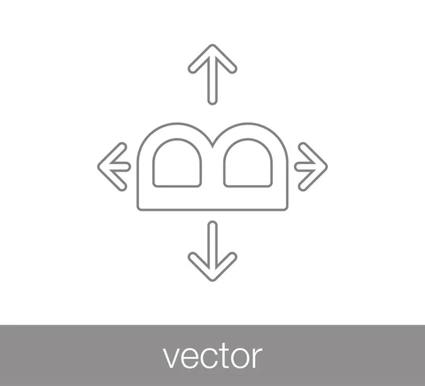 Toca el icono del gesto — Vector de stock