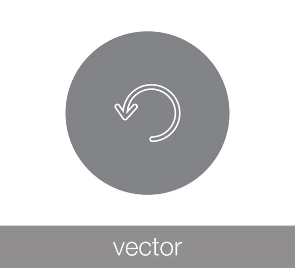 Recharger l'icône symbole — Image vectorielle
