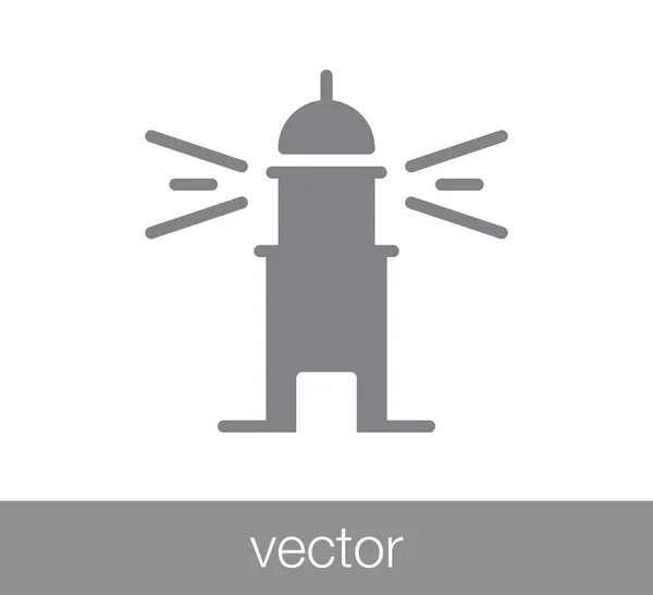 Icono de casa luz . — Vector de stock