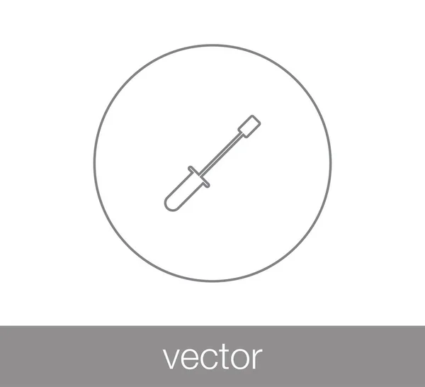Schroevendraaier Web Icon. — Stockvector
