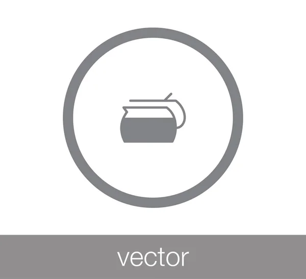 Ontwerp van thee beker pictogram — Stockvector