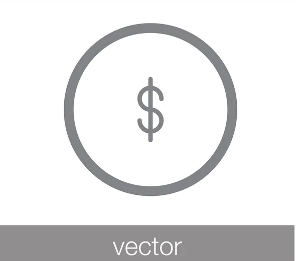 Ícone do dinheiro. Ícone financeiro . — Vetor de Stock