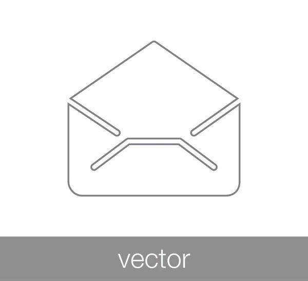 E-Mail einfaches Symbol — Stockvektor