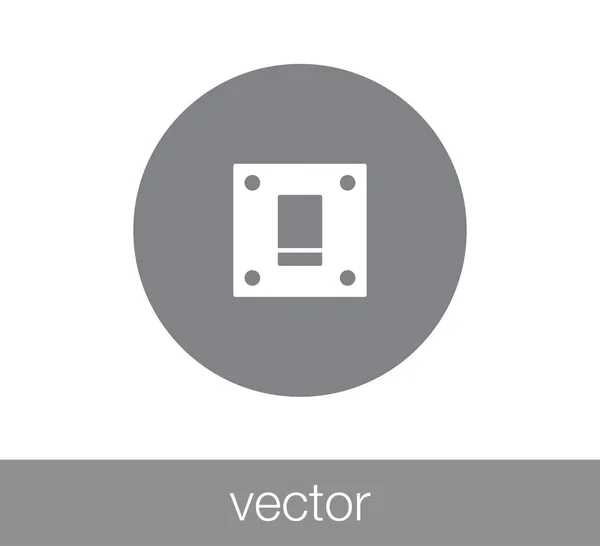 Switch knappikon. — Stock vektor