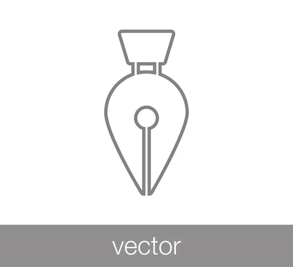 Pen Tool ikon — Stock Vector