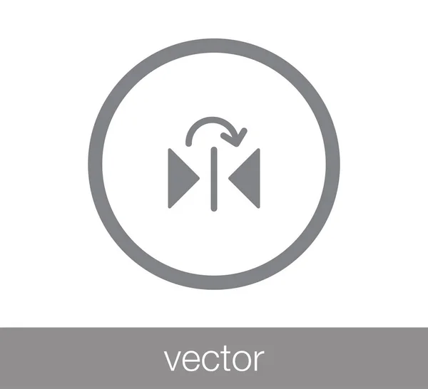 Ikona nástroje zrcadlo. — Stockový vektor