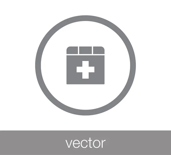 Ícone web de saúde — Vetor de Stock