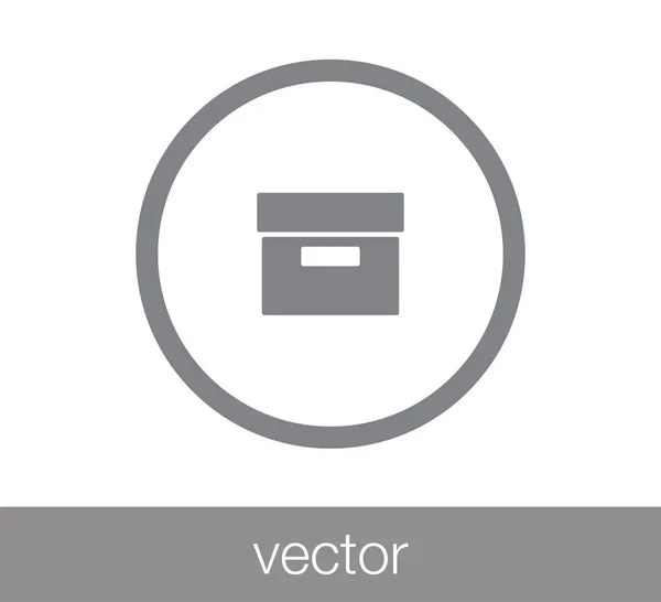 Archivbox-Symbol — Stockvektor