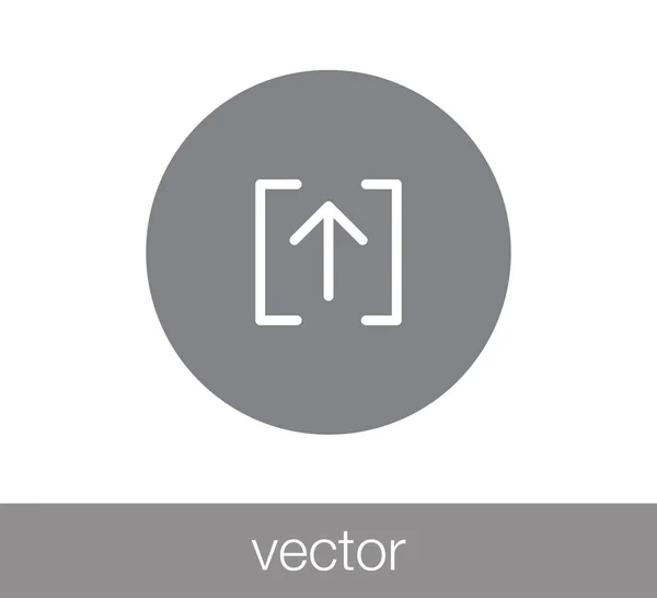 Web-Icon hochladen. — Stockvektor