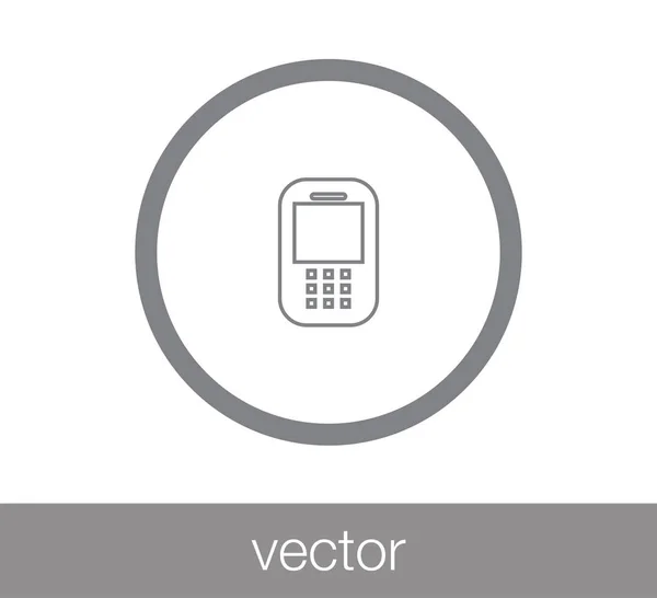 Icono del teléfono móvil. — Archivo Imágenes Vectoriales