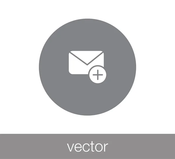 E-Mail einfaches Symbol — Stockvektor