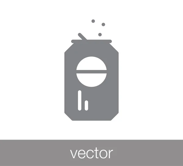 Design af sodavand ikon – Stock-vektor