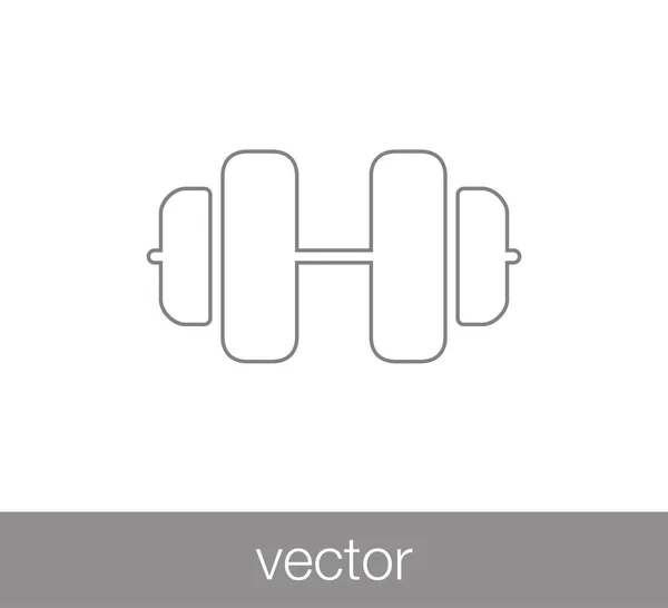 Fitnessstudio-Ikone. — Stockvektor