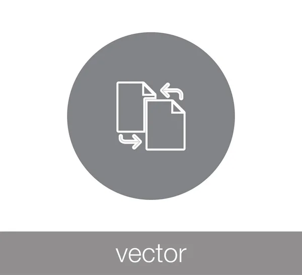 Diseño de icono de archivo — Vector de stock