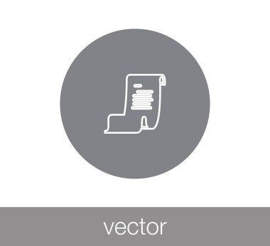 Alışveriş listesi simgesi