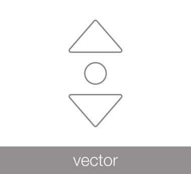 Kaydırma web simgesi.