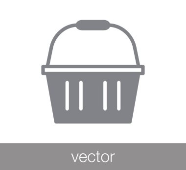 Alışveriş sepeti simgesi.