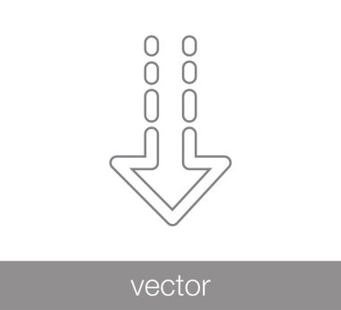 İndir basit simgesi