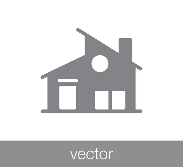 Haus Web-Ikone. — Stockvektor