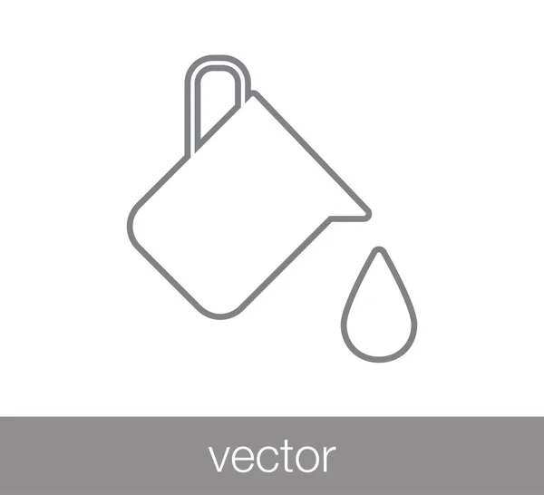 Icono de cubo de pintura — Vector de stock