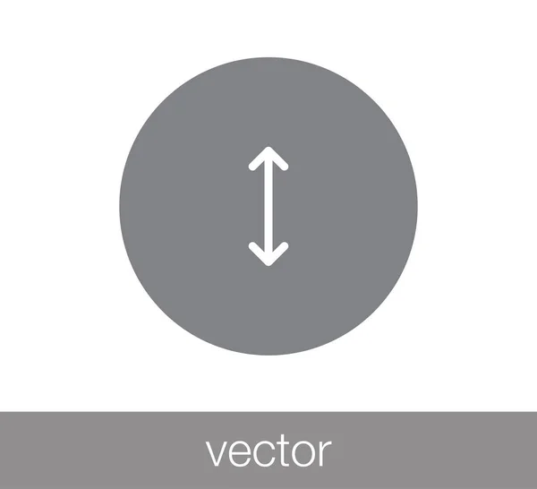 Scroll web pictogram. — Stockvector