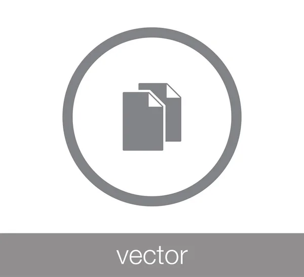 Web-Symbol dokumentieren. — Stockvektor
