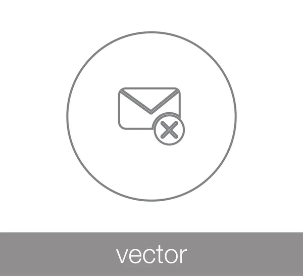 이메일 간단한 아이콘 — 스톡 벡터