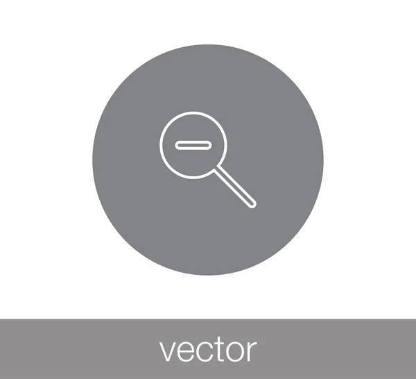 Zoom icono simple — Vector de stock