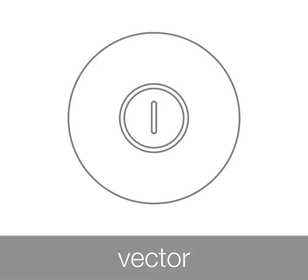 Power symbol icon. — Stock Vector