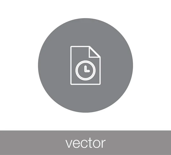 Documento web icono . — Vector de stock