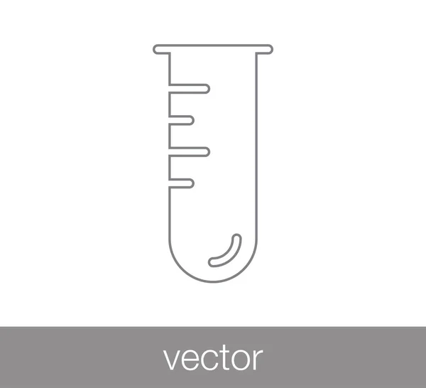 Значок химической трубы . — стоковый вектор