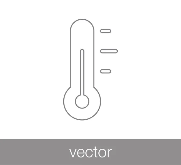 Conception de l'icône de température — Image vectorielle