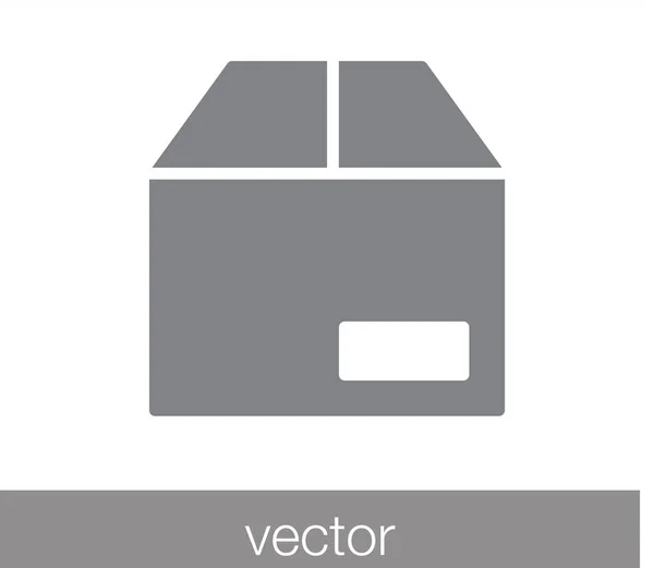 Icono de caja de carga — Vector de stock