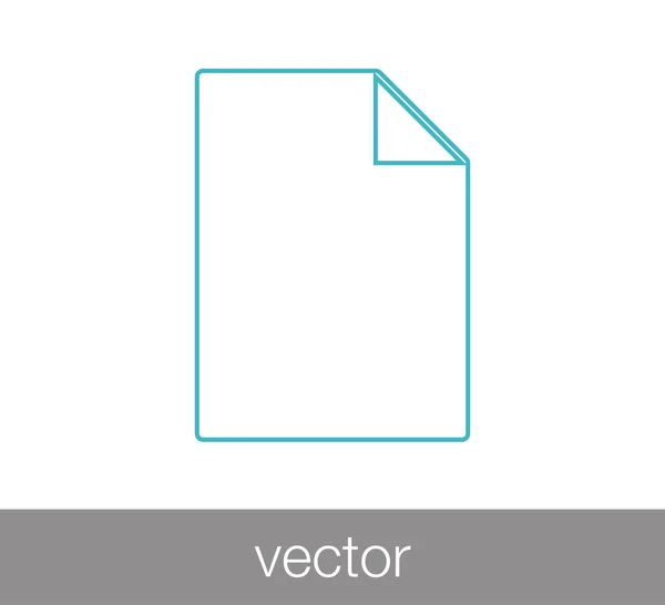 Conception de l'icône Fichier — Image vectorielle