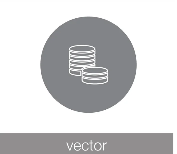 Ícone de sinal de dinheiro —  Vetores de Stock