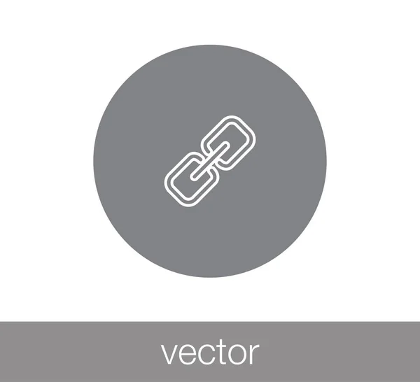 Enlace icono web . — Vector de stock