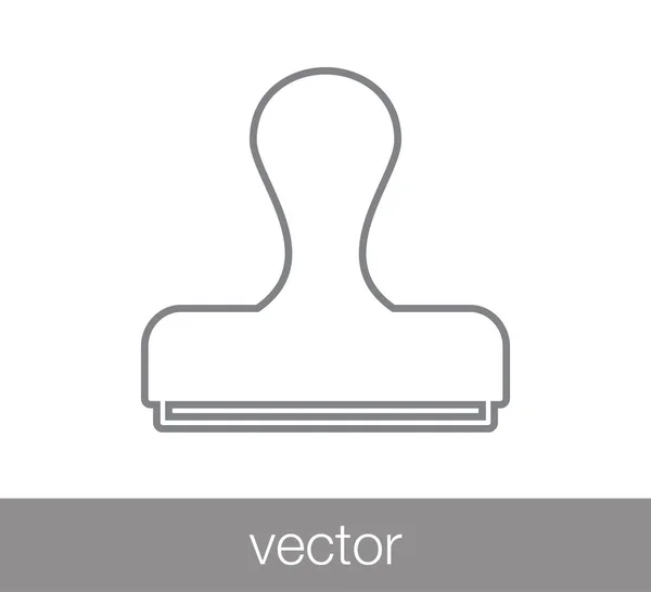 Symbolbild für Stempel — Stockvektor