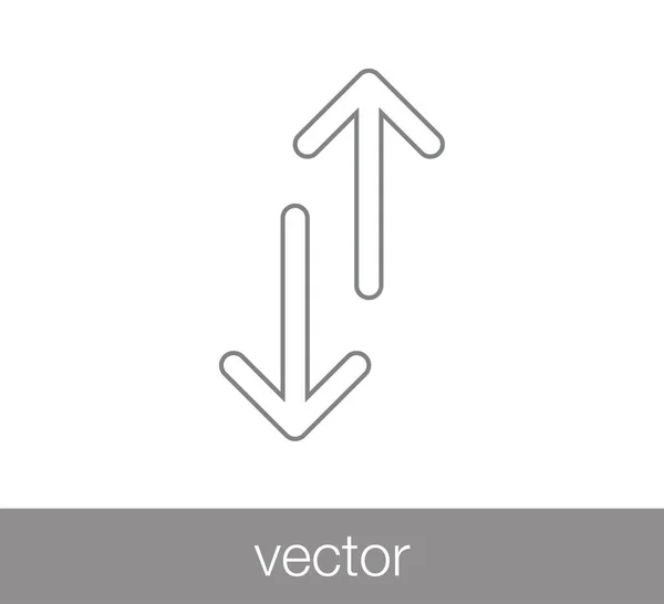 Transferir icono web . — Vector de stock