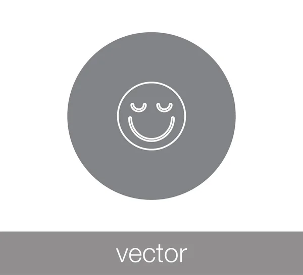 Smile face icon. — Stock Vector