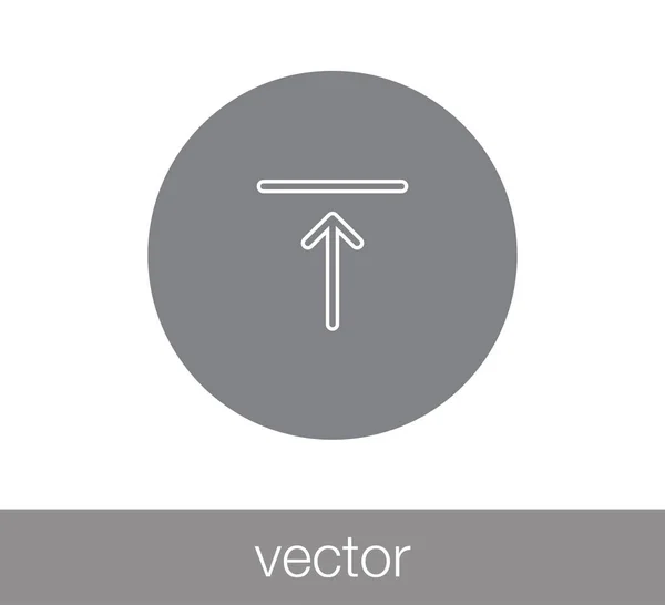 Web-Icon hochladen. — Stockvektor