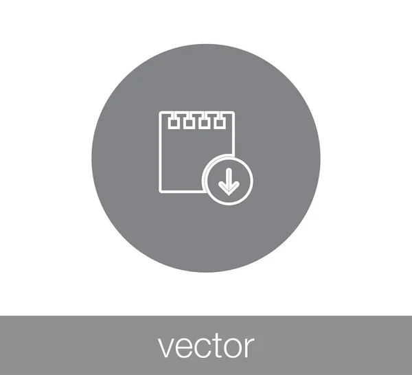 Conception de l'icône Fichier — Image vectorielle