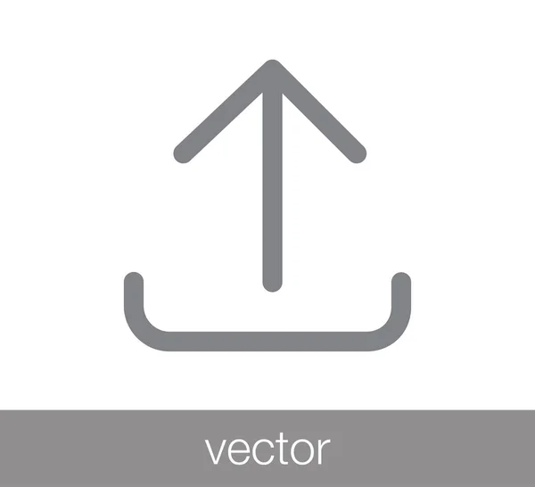 Ladda upp spindelväv ikonen. — Stock vektor