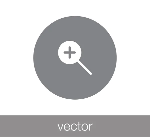 Zoom icono simple — Vector de stock